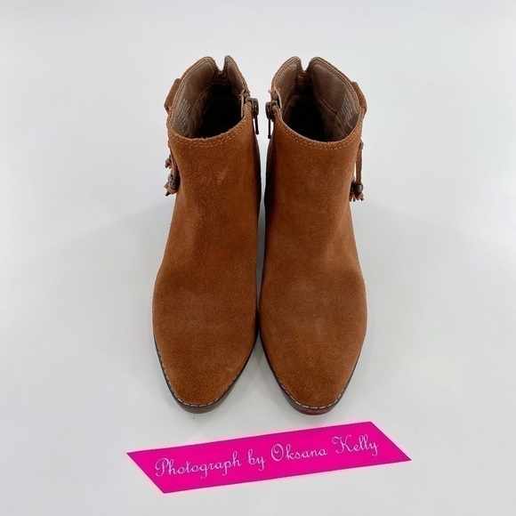 White Mountain Havana Hazel Suede Ankle Boots 6 M - Picture 10 of 10